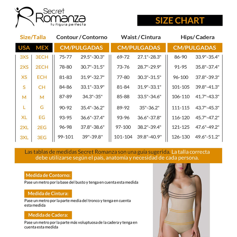 ROMANZA 2020, Colombian Butt Lifter Tummy Control Shapewear