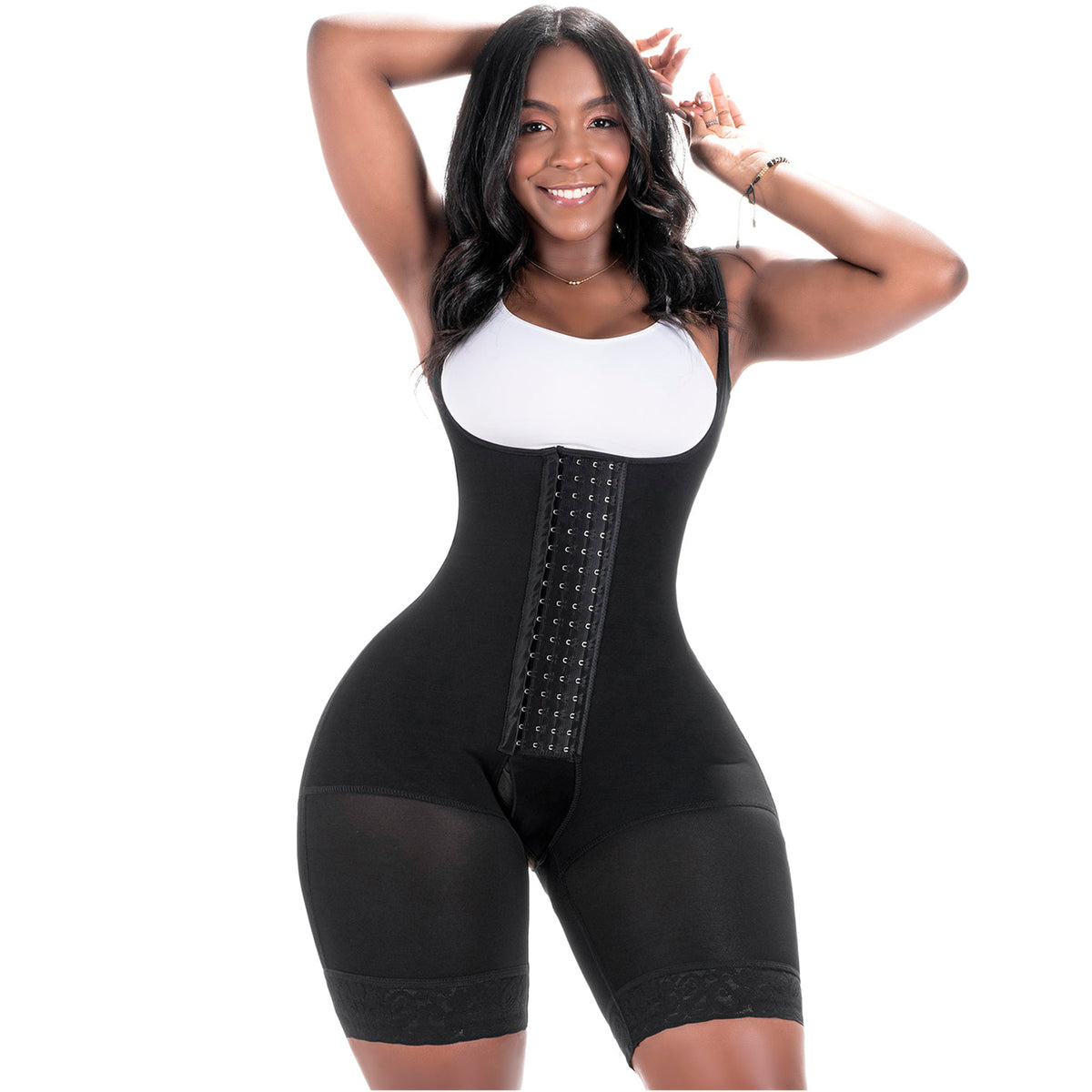 Glookwis Ladies Body Shaper Magic Tape Waist Trainer Workout Solid Color  Trimmer Sports Casual Tummy Control Shape Girdle Black XL