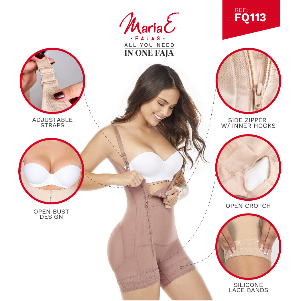 Fajas Colombianas Postpartum Open Bust Panty Shapewear Bodysuit MariaE –  Fajas MariaE US