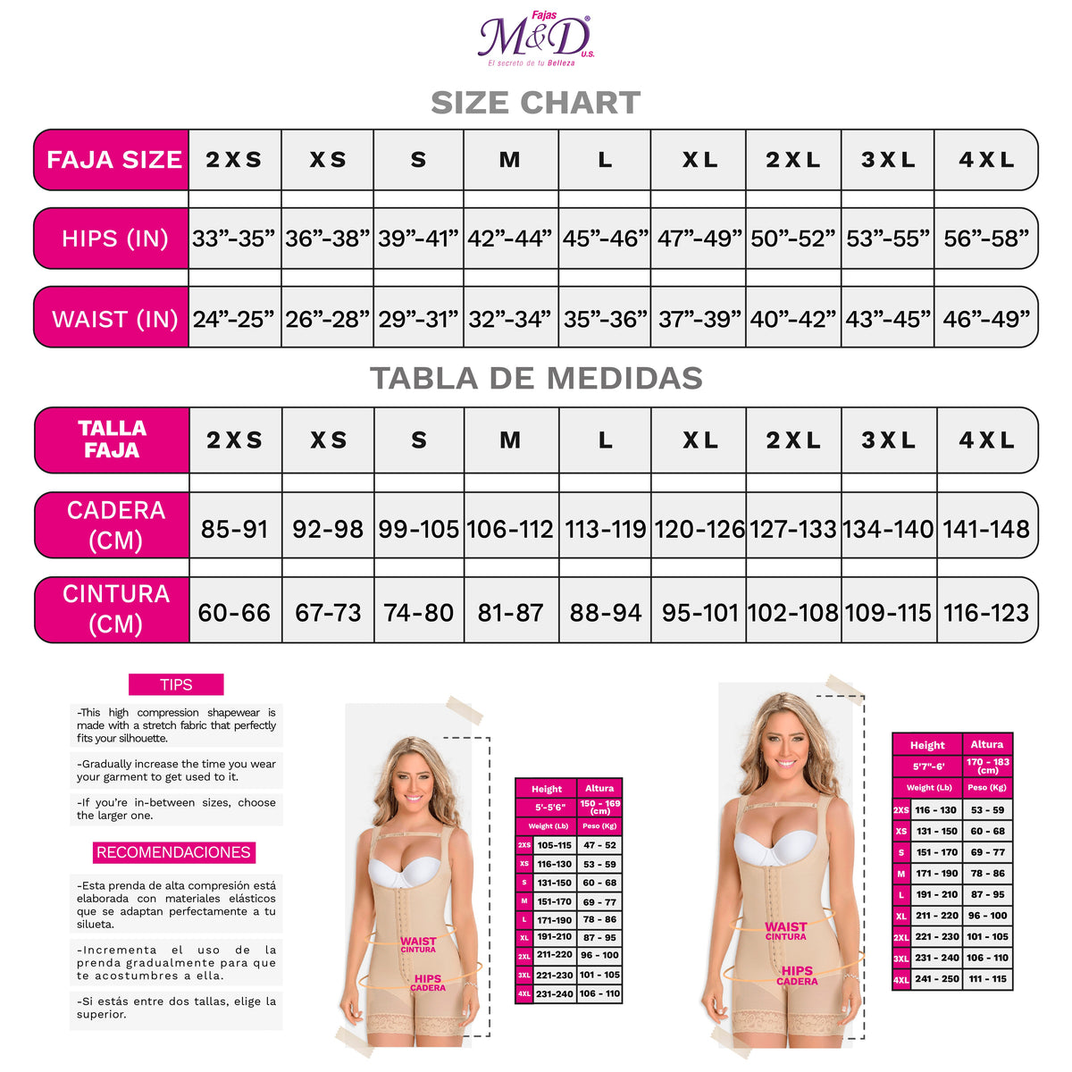 Fajas MYD 0066 Strapless Mid Thigh Body Shaper For Women – Melao Boutique